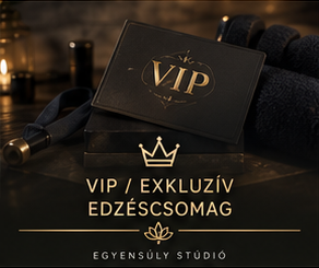VIP exkluzív személyi edzéscsomag