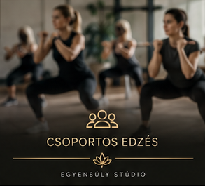 Csoportos edzés az Egyensúly Stúdióban